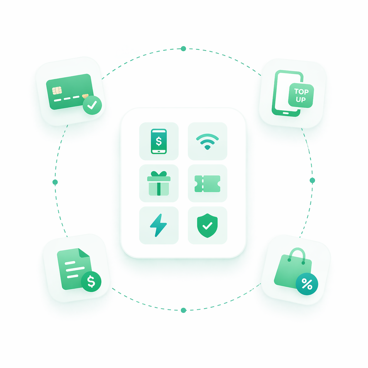 Receive money and transfer received app screen